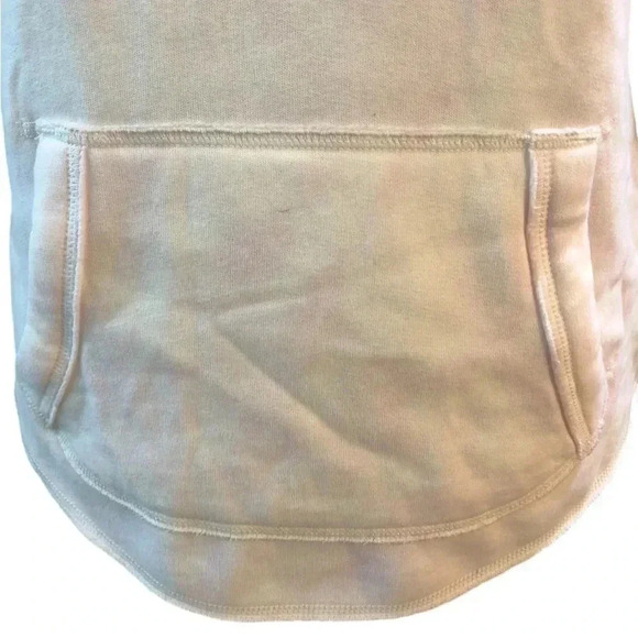 NWT Hollister- Light Pink & White Tie Dye Lightweight Soft Hoodie | Size S - Picture 3 of 8
